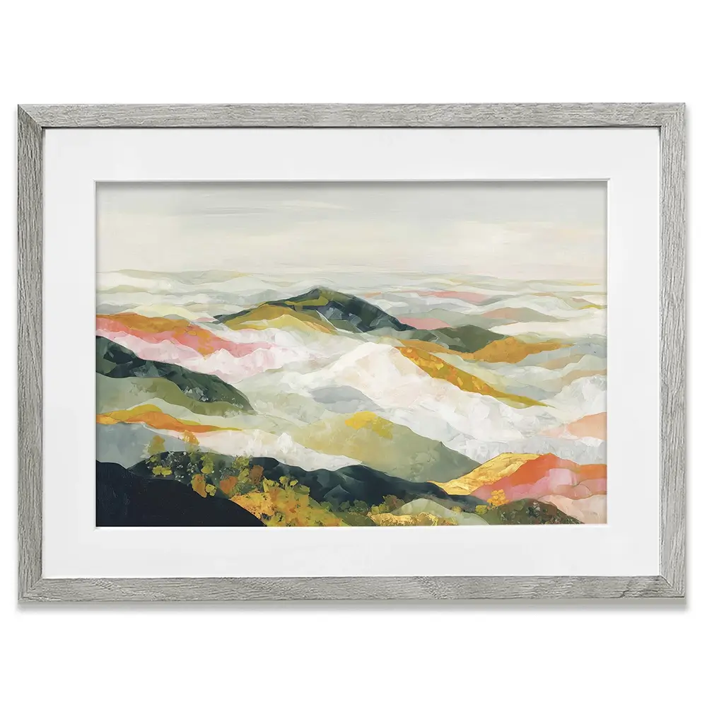 Appalachian Mountains Framed Art Print Appalachian Mountains Framed Art Print wall art product Chromatic Storm Studio