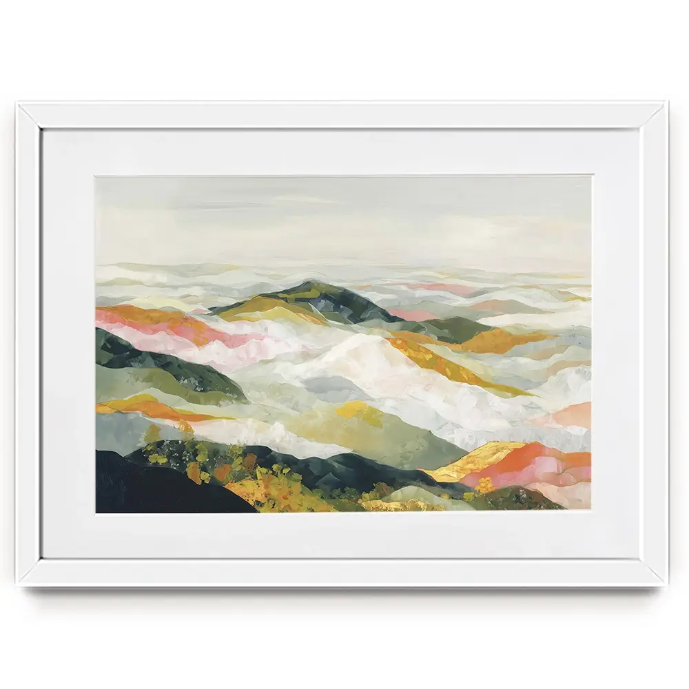 Appalachian Mountains Framed Art Print Appalachian Mountains Framed Art Print wall art product Chromatic Storm Studio