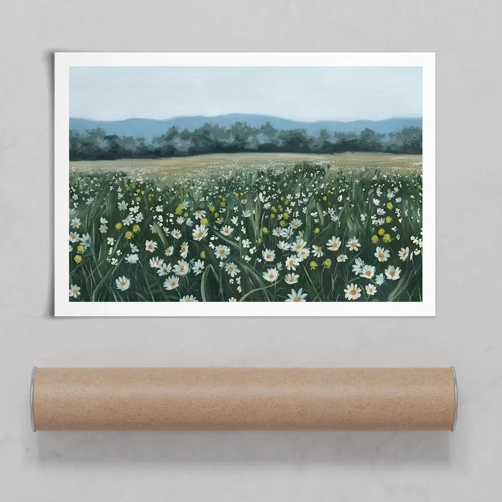 April Flower Field Art Print April Flower Field Art Print wall art product Grace Popp