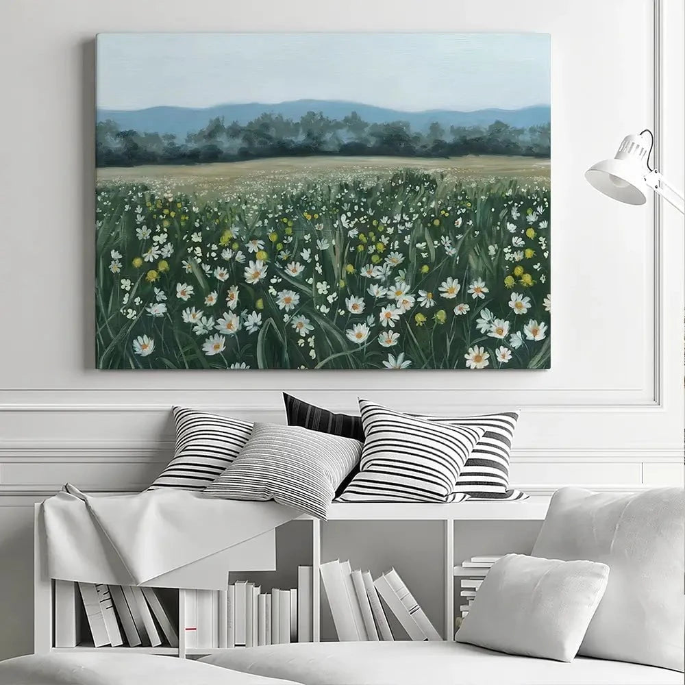 April Flower Field Canvas Print April Flower Field Canvas Print wall art product Grace Popp