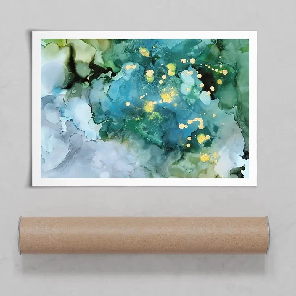Aqua Brume Art Print Aqua Brume Art Print wall art product Victoria Borges