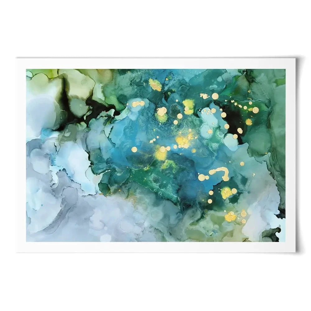 Aqua Brume Art Print Aqua Brume Art Print wall art product Victoria Borges