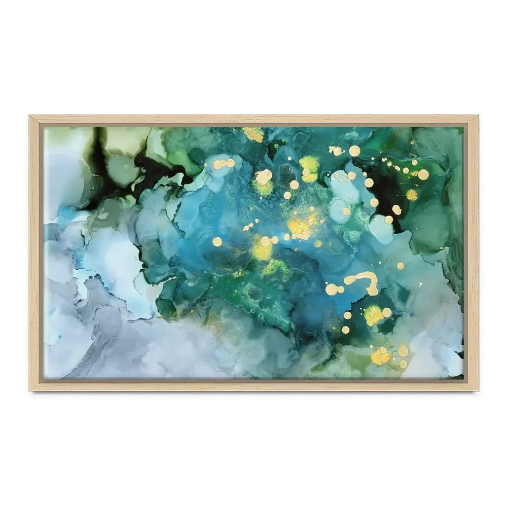 Aqua Brume Canvas Print Aqua Brume Canvas Print wall art product Victoria Borges