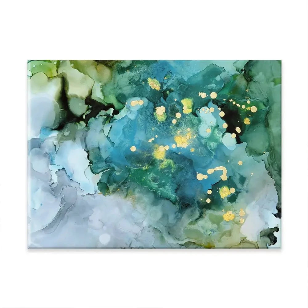 Aqua Brume Canvas Print Aqua Brume Canvas Print wall art product Victoria Borges