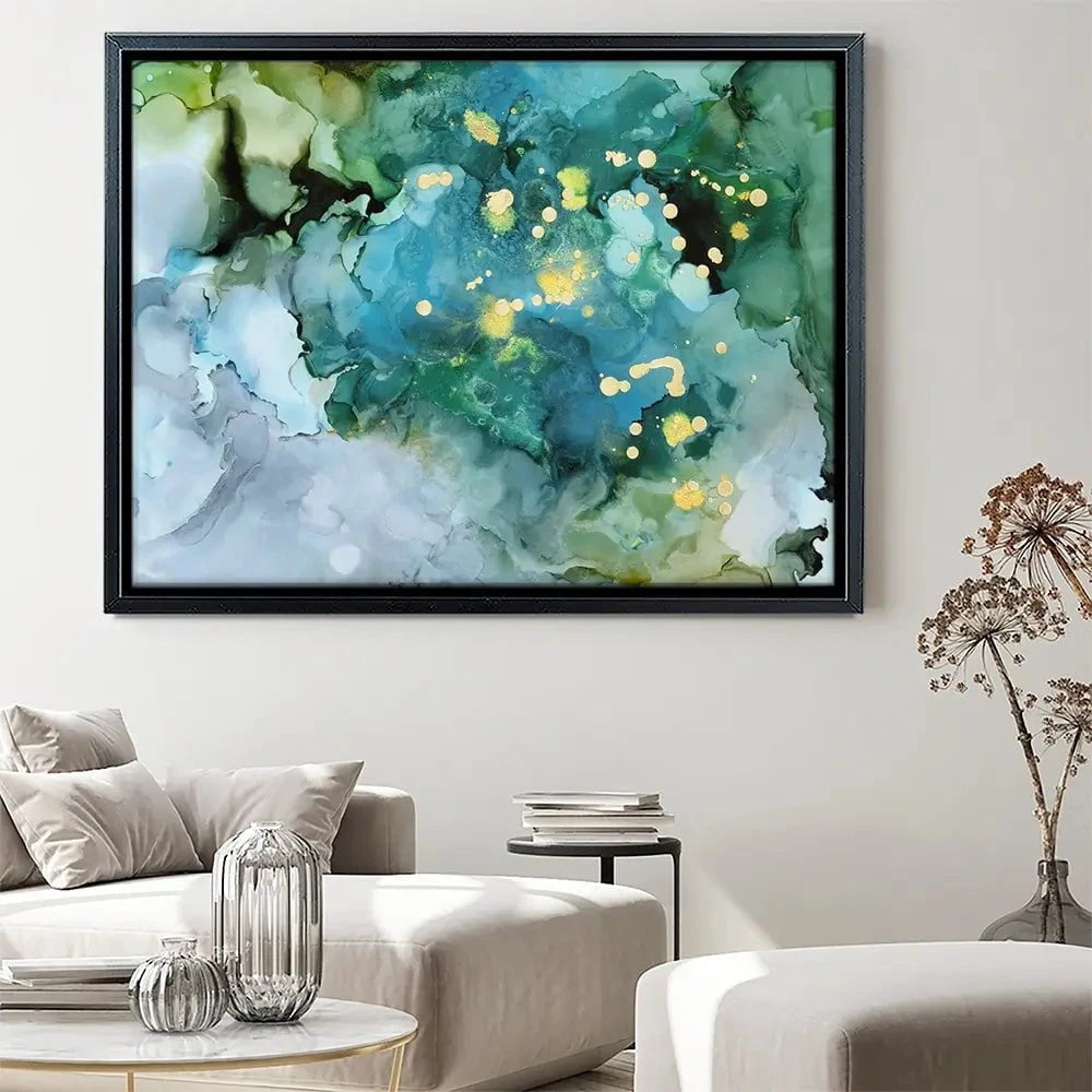 Aqua Brume Canvas Print Aqua Brume Canvas Print wall art product Victoria Borges