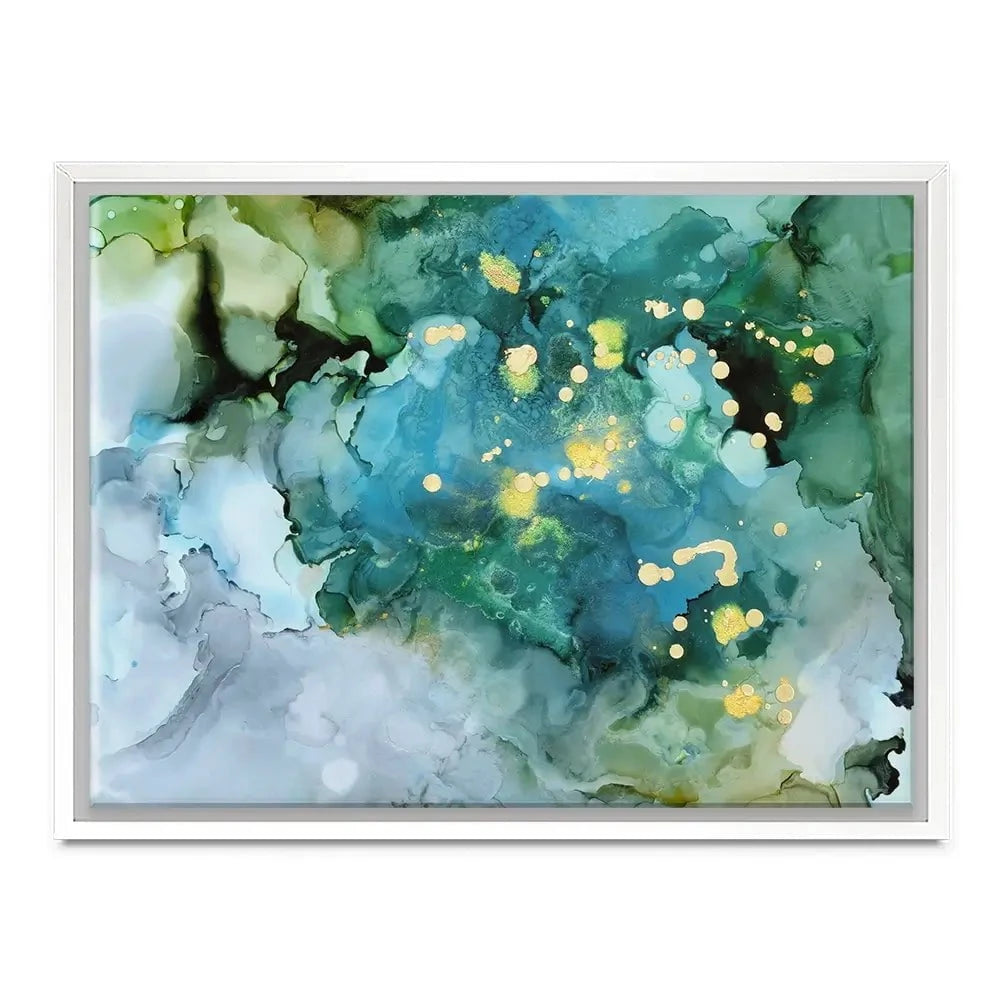 Aqua Brume Canvas Print Aqua Brume Canvas Print wall art product Victoria Borges