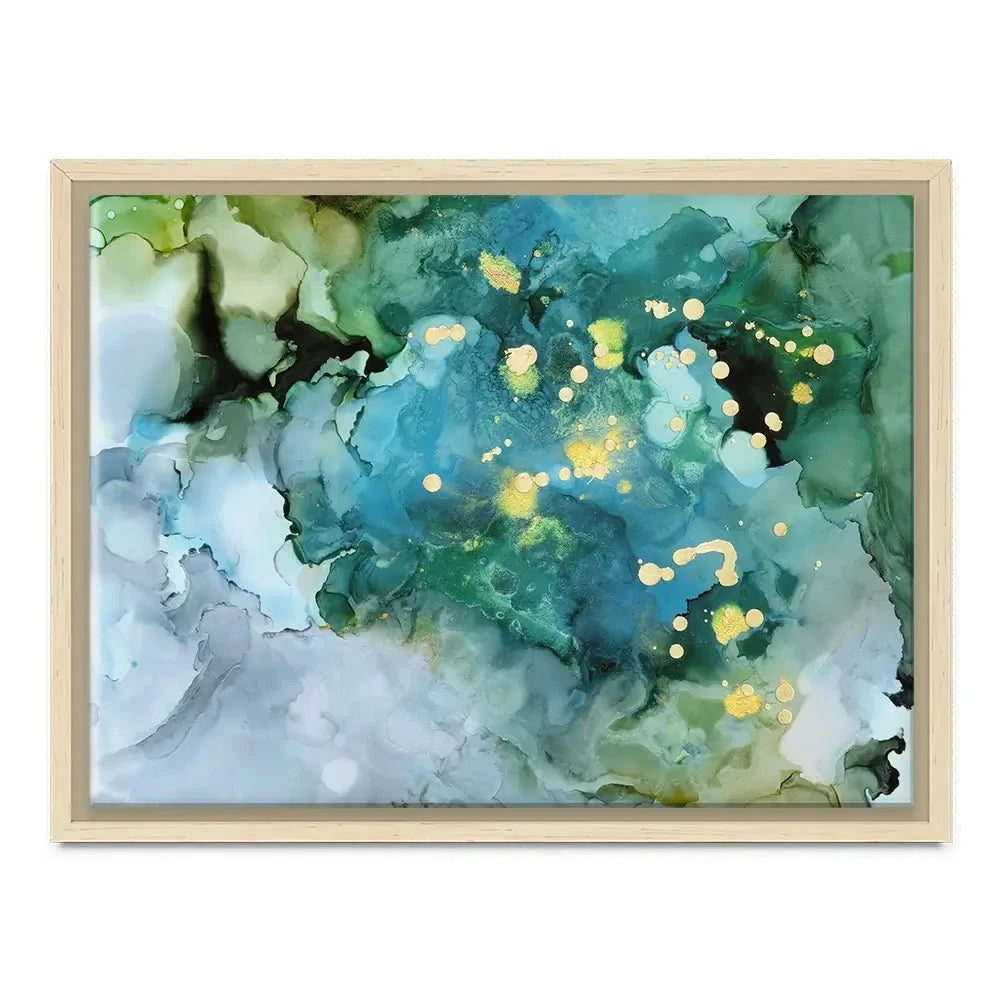 Aqua Brume Canvas Print Aqua Brume Canvas Print wall art product Victoria Borges