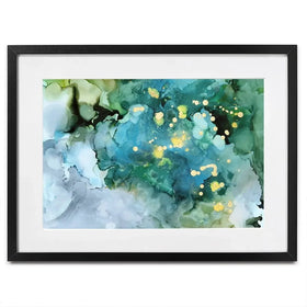 Aqua Brume Framed Art Print Aqua Brume Framed Art Print wall art product Victoria Borges
