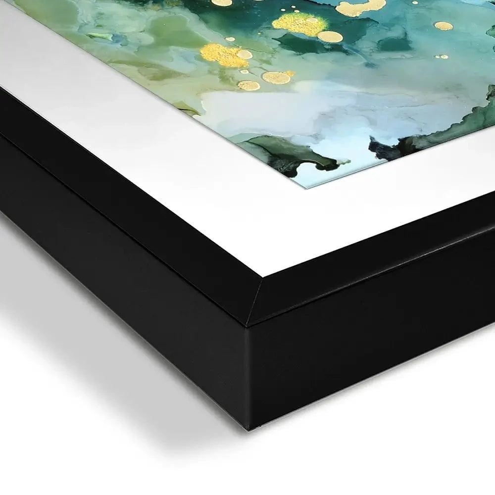 Aqua Brume Framed Art Print Aqua Brume Framed Art Print wall art product Victoria Borges