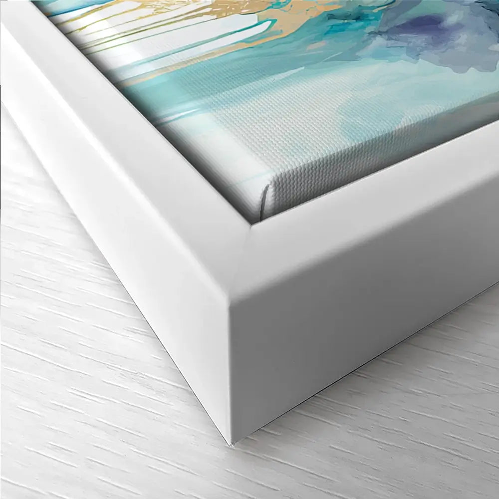 Aqua Journey Trio Canvas Print Aqua Journey Trio Canvas Print wall art product Art Print Shop