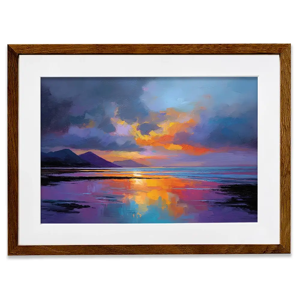 Ardnamurchan Dusk Framed Art Print Ardnamurchan Dusk Framed Art Print wall art product David Alexander Elder
