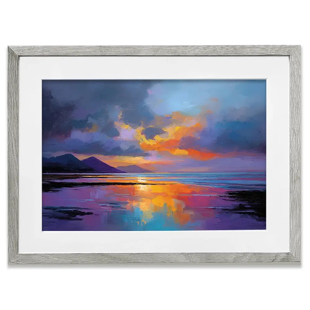 Ardnamurchan Dusk Framed Art Print Ardnamurchan Dusk Framed Art Print wall art product David Alexander Elder