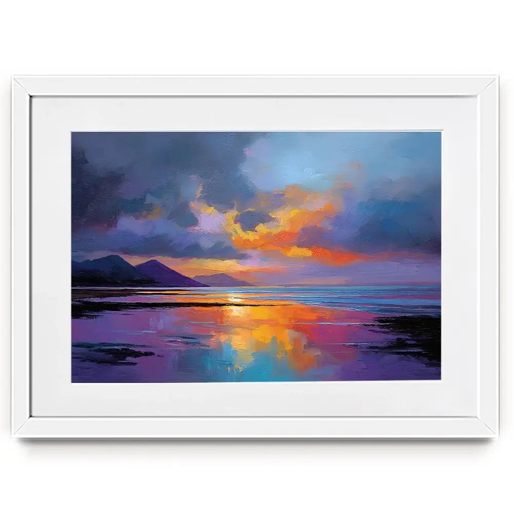 Ardnamurchan Dusk Framed Art Print Ardnamurchan Dusk Framed Art Print wall art product David Alexander Elder
