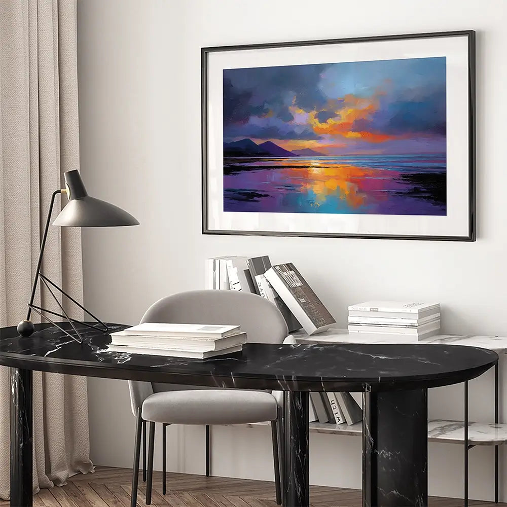Ardnamurchan Dusk Framed Art Print Ardnamurchan Dusk Framed Art Print wall art product David Alexander Elder