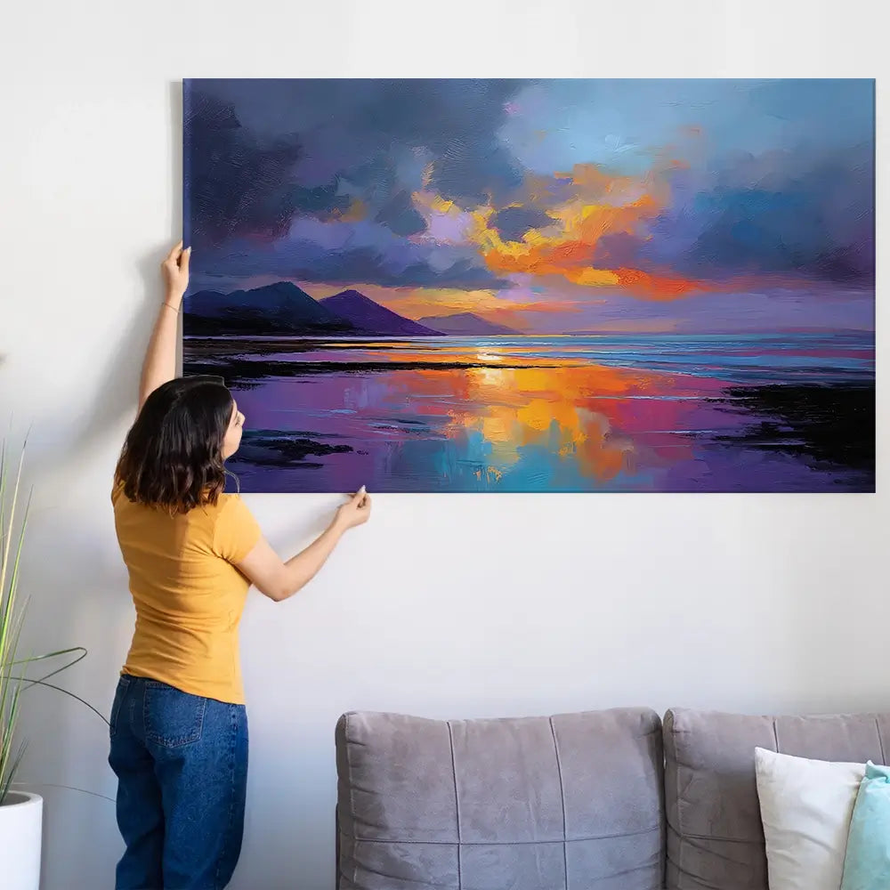 Ardnamurchan Dusk Oversized Canvas Print Ardnamurchan Dusk Oversized Canvas Print wall art product David Alexander Elder