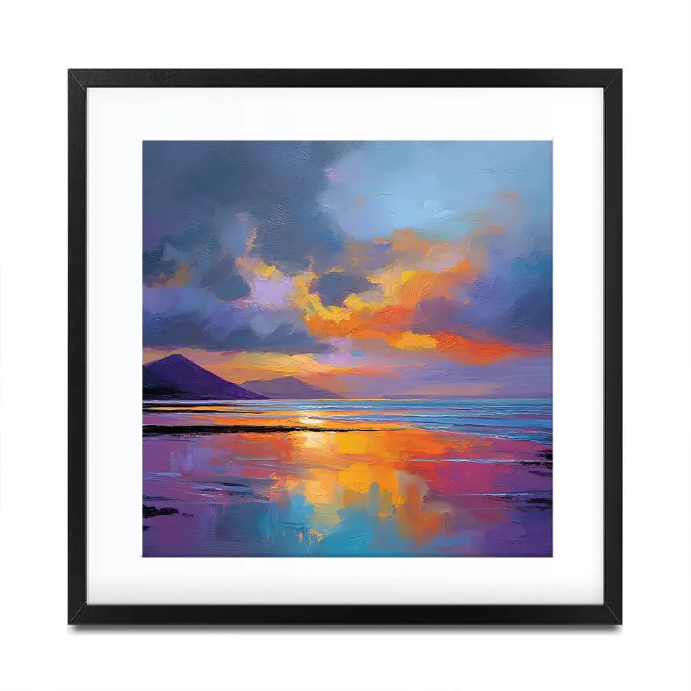 Ardnamurchan Dusk Square Framed Art Print Ardnamurchan Dusk Square Framed Art Print wall art product David Alexander Elder
