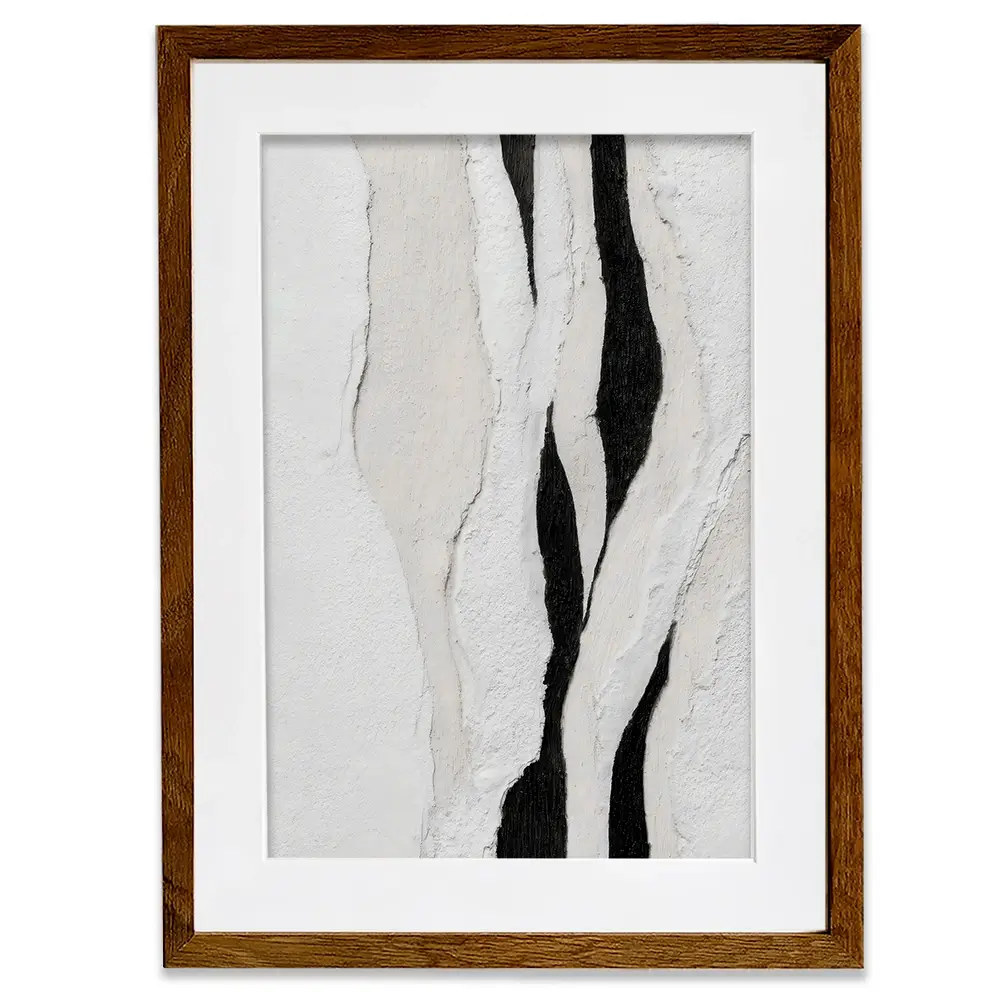 Art Deco Waves Framed Art Print Art Deco Waves Framed Art Print wall art product LSR Design Studio - Independent