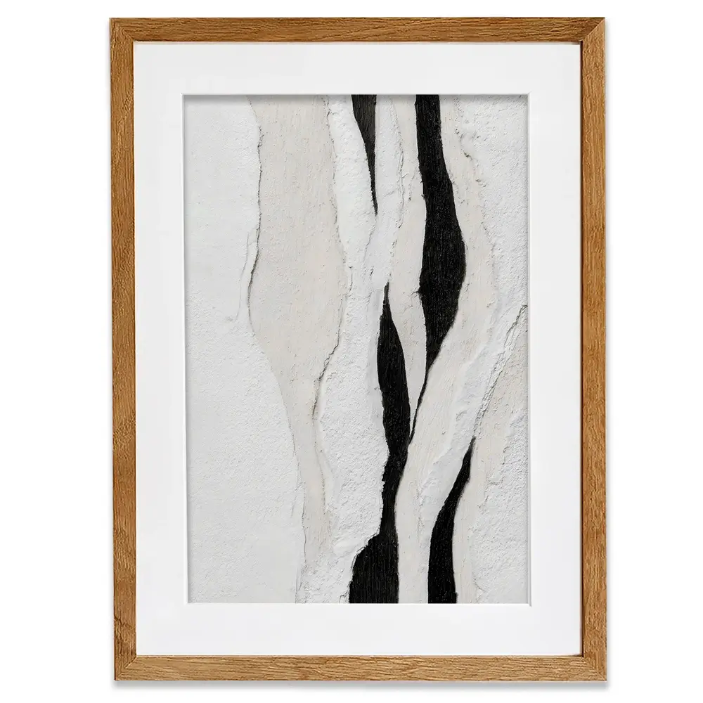 Art Deco Waves Framed Art Print Art Deco Waves Framed Art Print wall art product LSR Design Studio - Independent