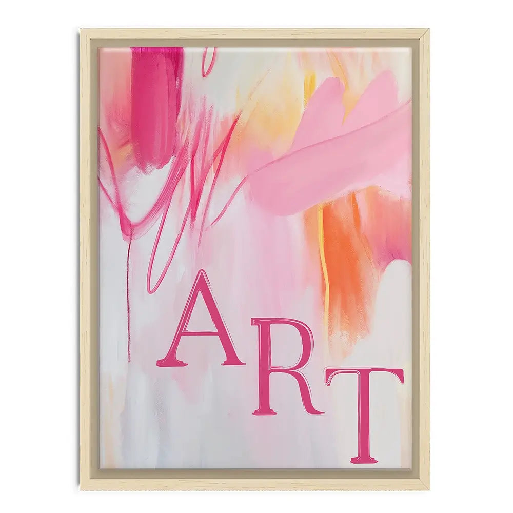 Art Pink Canvas Print Art Pink Canvas Print wall art product Treechild
