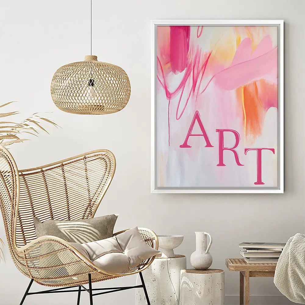 Art Pink Canvas Print Art Pink Canvas Print wall art product Treechild