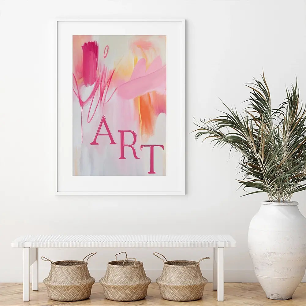 Art Pink Framed Art Print Art Pink Framed Art Print wall art product Treechild