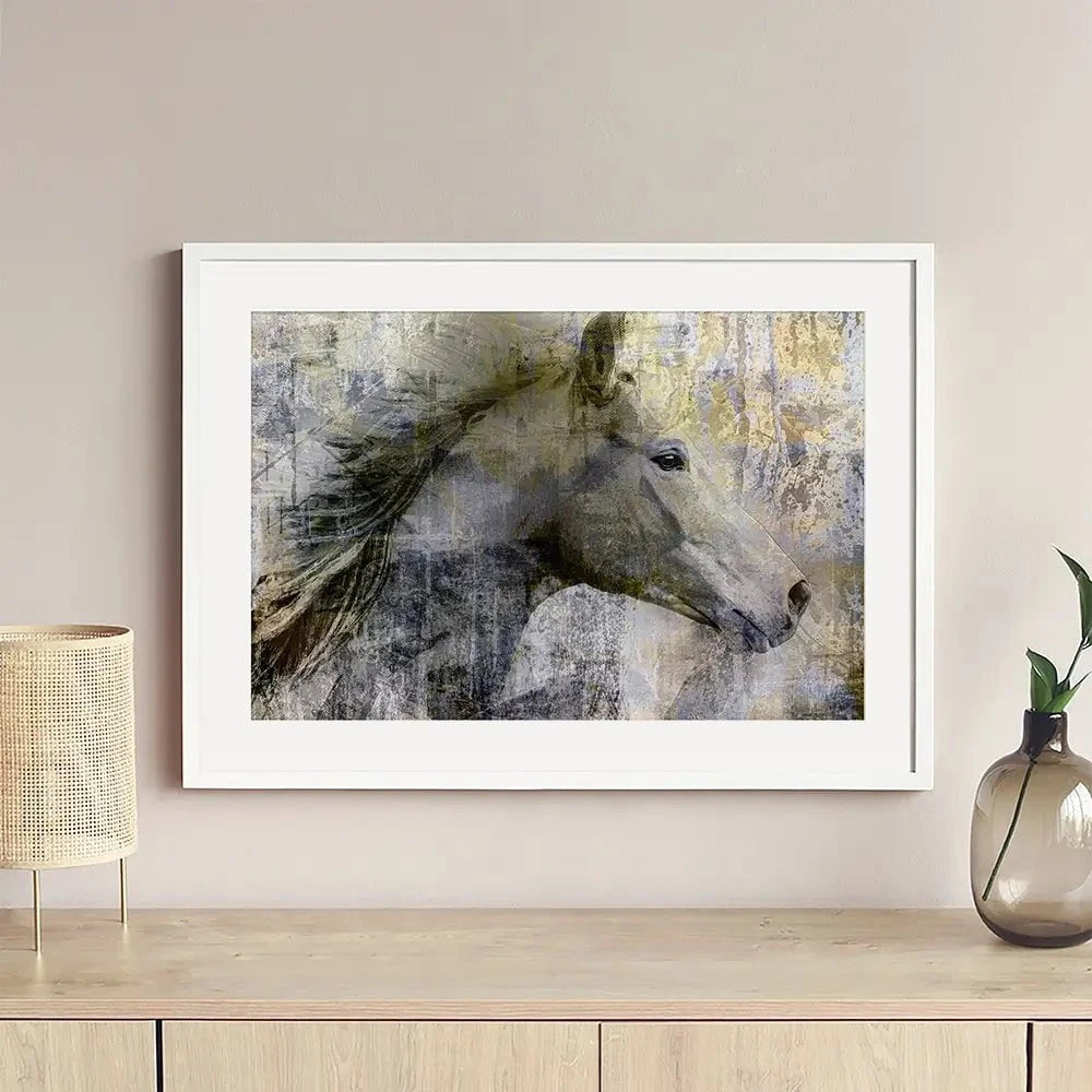 Artistic Horse Framed Art Print Artistic Horse Framed Art Print wall art product ARTEMENKO VALENTYN / Shutterstock