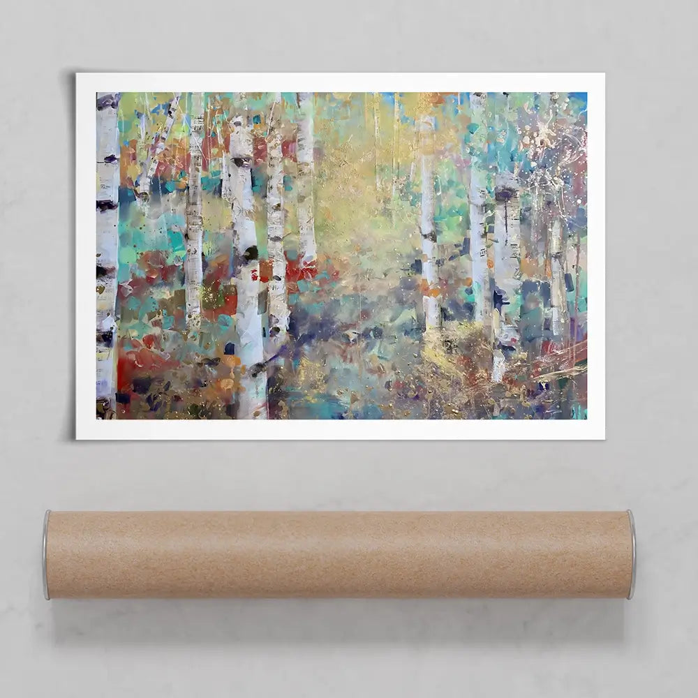 Aspen Forest Art Print Aspen Forest Art Print wall art product Tiffani Taylor - Independent