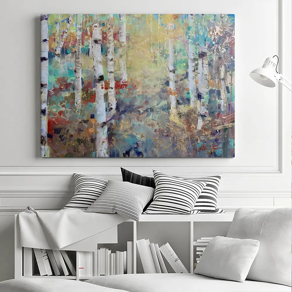 Aspen Forest Canvas Print Aspen Forest Canvas Print wall art product Tiffani Taylor - Independent