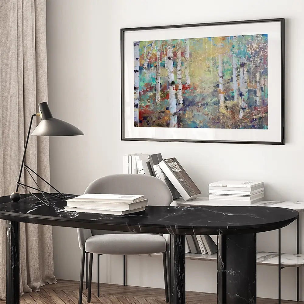 Aspen Forest Framed Art Print Aspen Forest Framed Art Print wall art product Tiffani Taylor - Independent