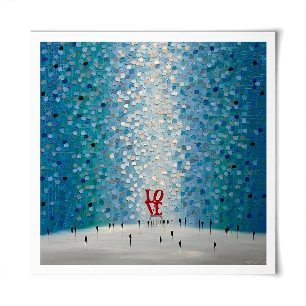 At The Heart Of Love Square Art Print At The Heart Of Love Square Art Print wall art product Ekaterina Ermilkina