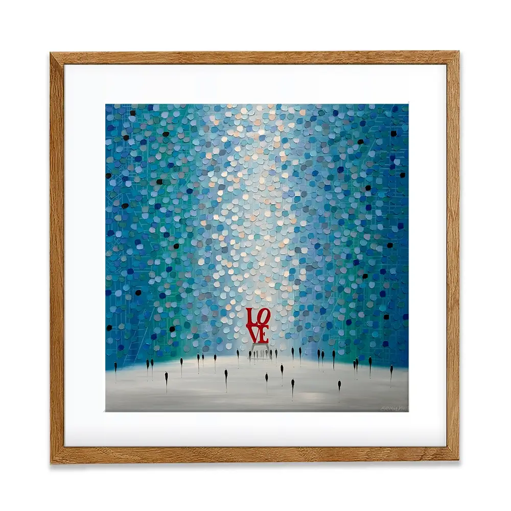 At The Heart Of Love Square Framed Art Print At The Heart Of Love Square Framed Art Print wall art product Ekaterina Ermilkina
