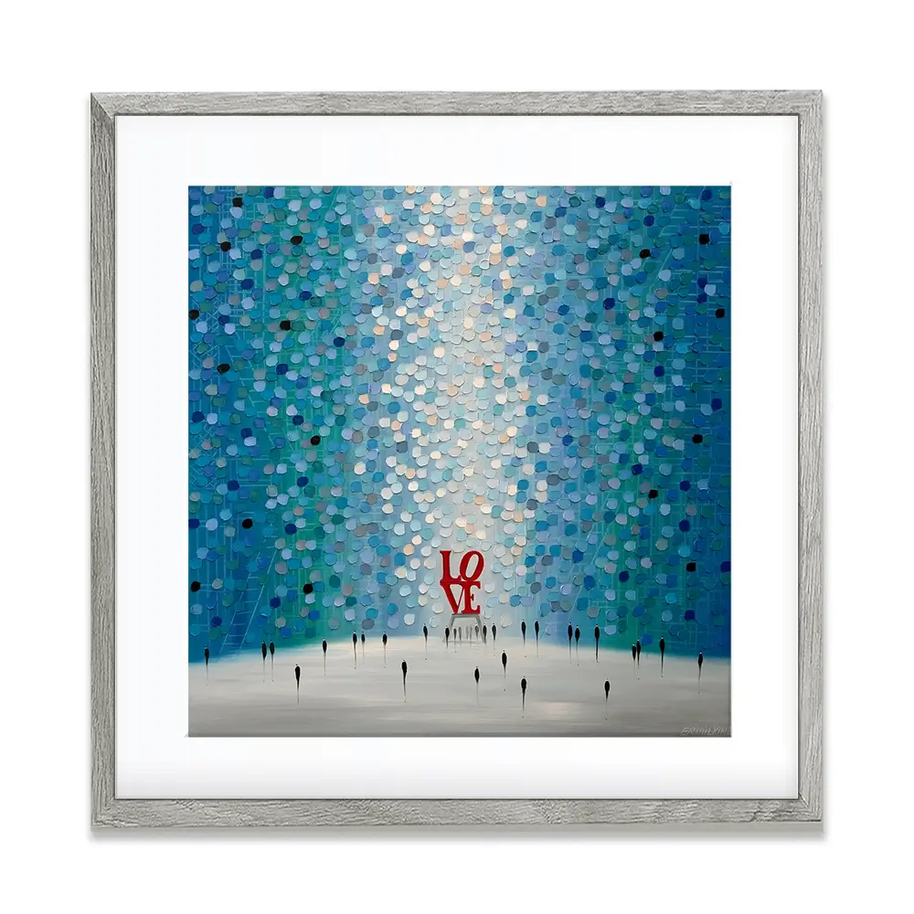 At The Heart Of Love Square Framed Art Print At The Heart Of Love Square Framed Art Print wall art product Ekaterina Ermilkina