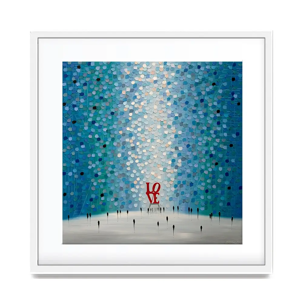 At The Heart Of Love Square Framed Art Print At The Heart Of Love Square Framed Art Print wall art product Ekaterina Ermilkina
