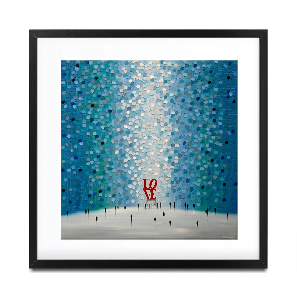 At The Heart Of Love Square Framed Art Print At The Heart Of Love Square Framed Art Print wall art product Ekaterina Ermilkina