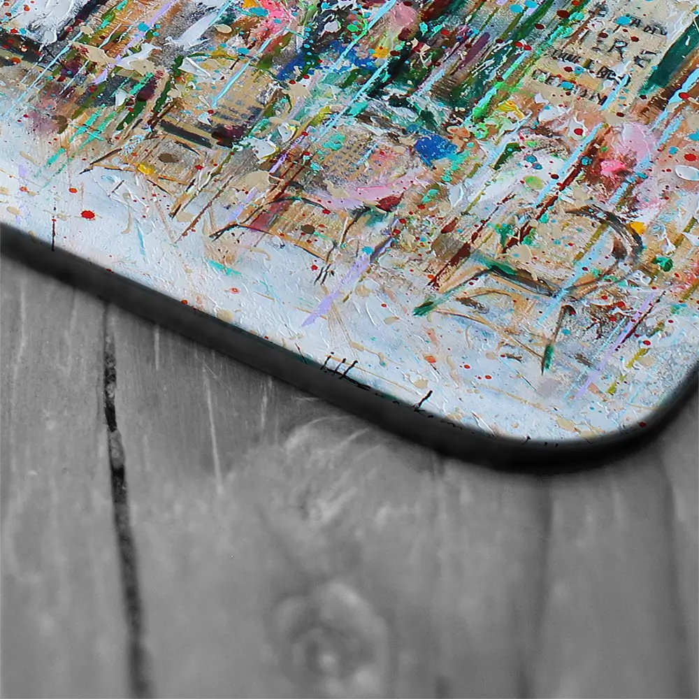 Au Petit Fer A Cheval Coaster Set Au Petit Fer A Cheval Coaster Set wall art product Studio Paint-Ing