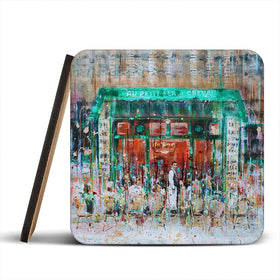 Au Petit Fer A Cheval Coaster Set Au Petit Fer A Cheval Coaster Set wall art product Studio Paint-Ing