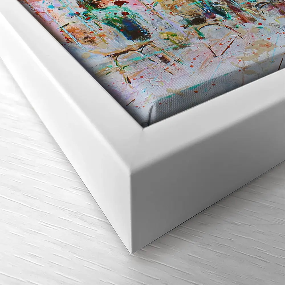 Au Petit Fer A Cheval Square Canvas Print Au Petit Fer A Cheval Square Canvas Print wall art product Studio Paint-Ing