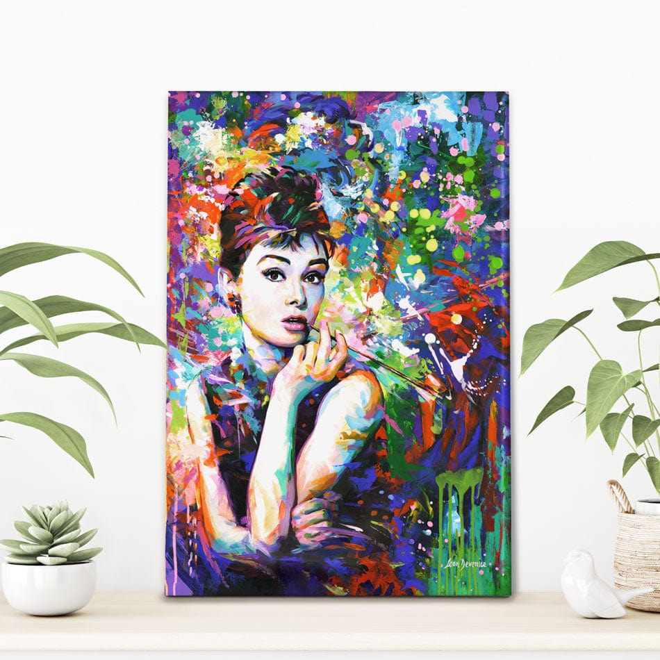 Audrey Hepburn Canvas Print – Art Print Shop