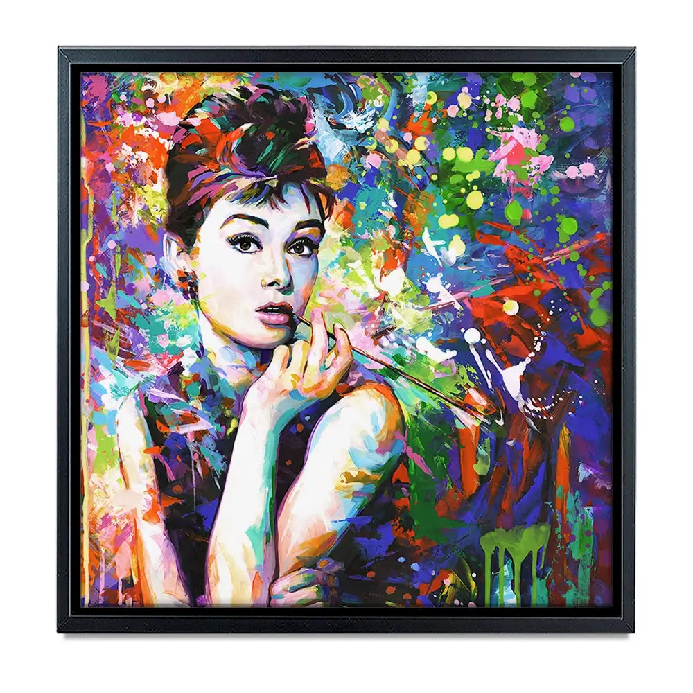 Audrey Hepburn Oversized Canvas Print Audrey Hepburn Oversized Canvas Print wall art product Art Print Shop