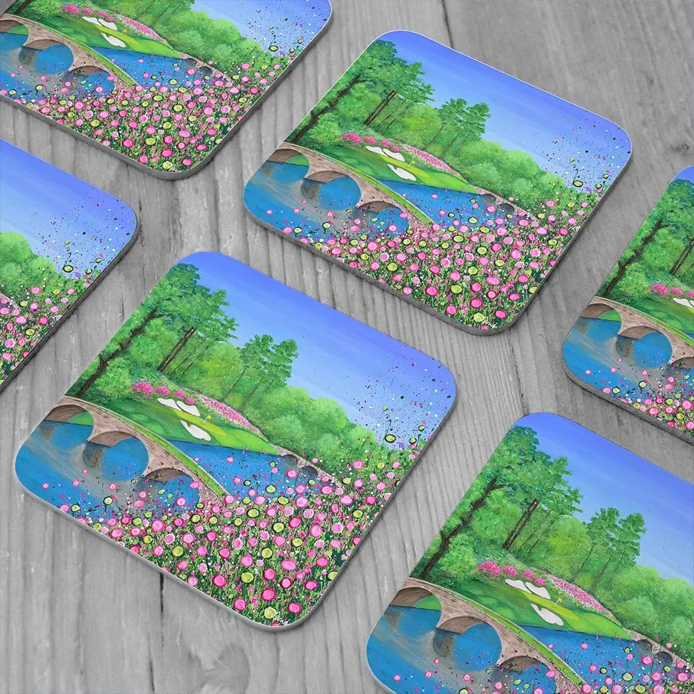 Augusta In Bloom Coaster Set Augusta In Bloom Coaster Set wall art product Jo Gough