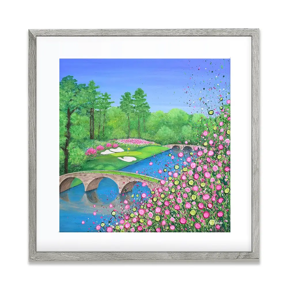 Augusta In Bloom Square Framed Art Print Augusta In Bloom Square Framed Art Print wall art product Jo Gough
