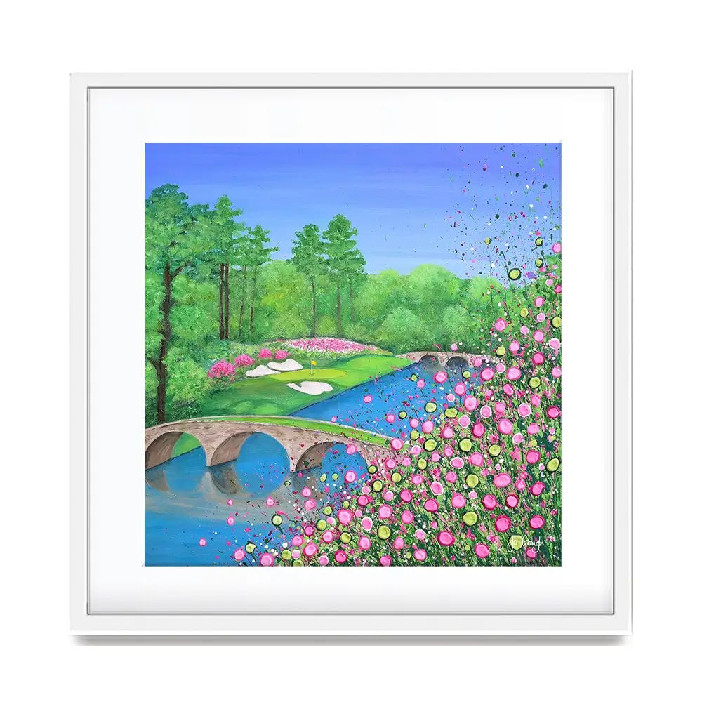 Augusta In Bloom Square Framed Art Print Augusta In Bloom Square Framed Art Print wall art product Jo Gough