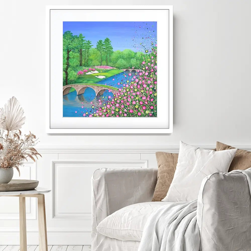 Augusta In Bloom Square Framed Art Print Augusta In Bloom Square Framed Art Print wall art product Jo Gough