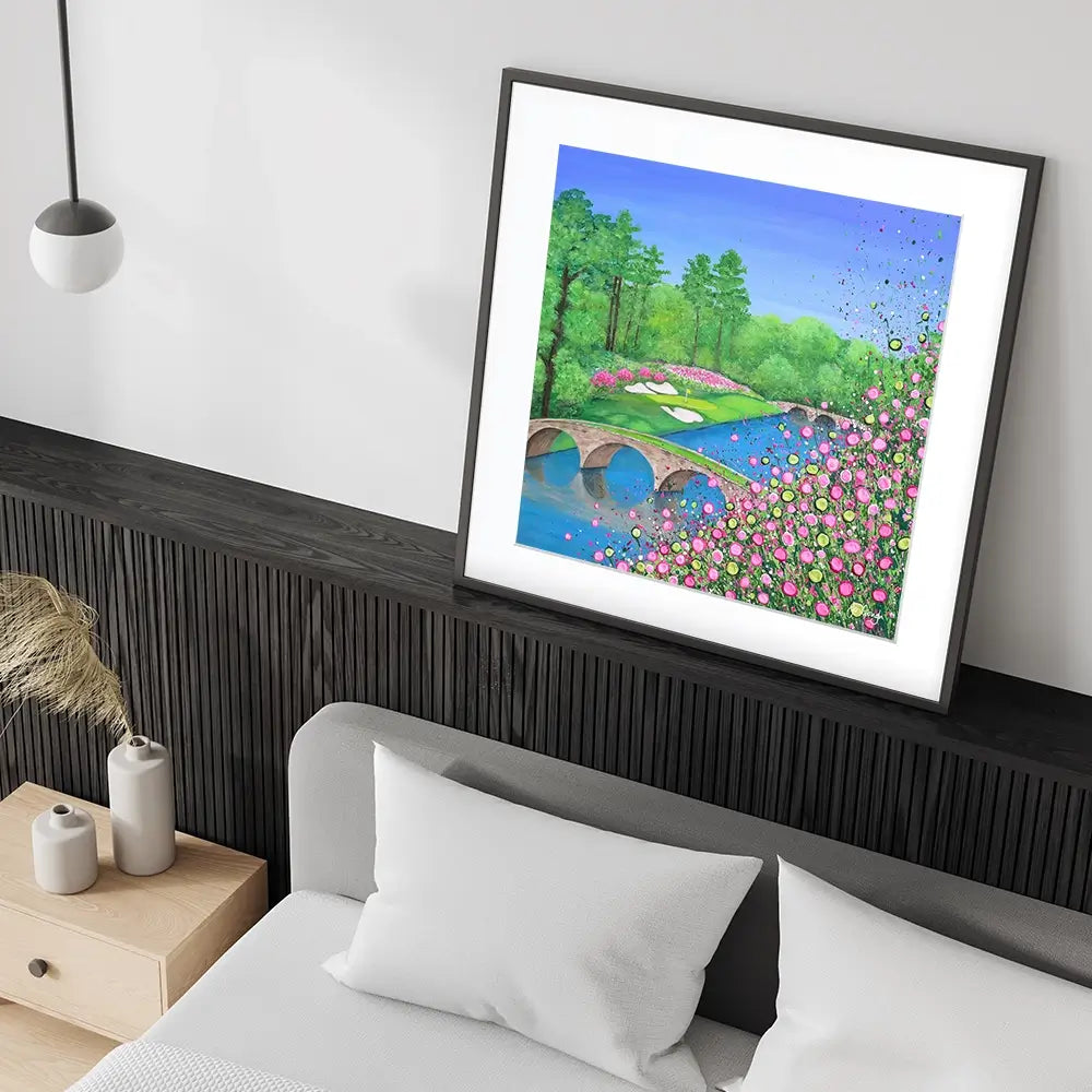 Augusta In Bloom Square Framed Art Print Augusta In Bloom Square Framed Art Print wall art product Jo Gough