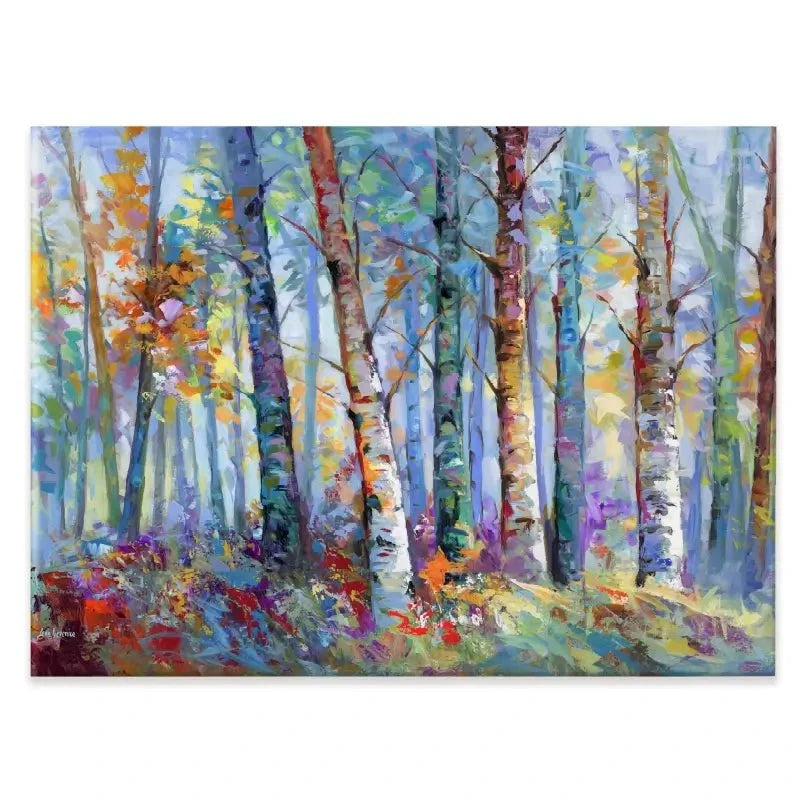 Autumn Birches Canvas Print Autumn Birches Canvas Print wall art product Leon Devenice