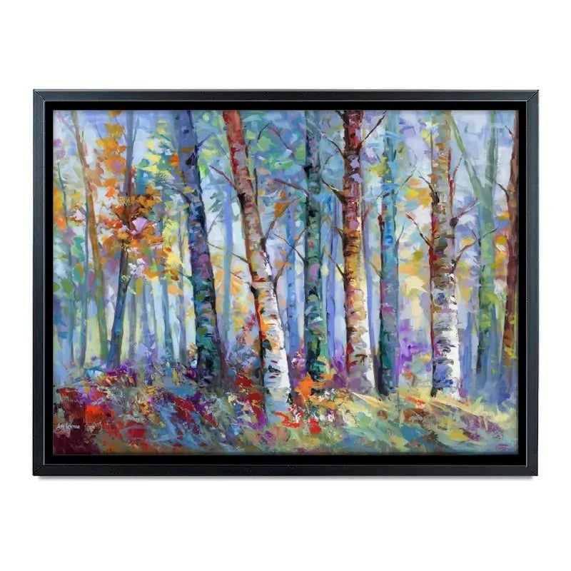 Autumn Birches Canvas Print Autumn Birches Canvas Print wall art product Leon Devenice