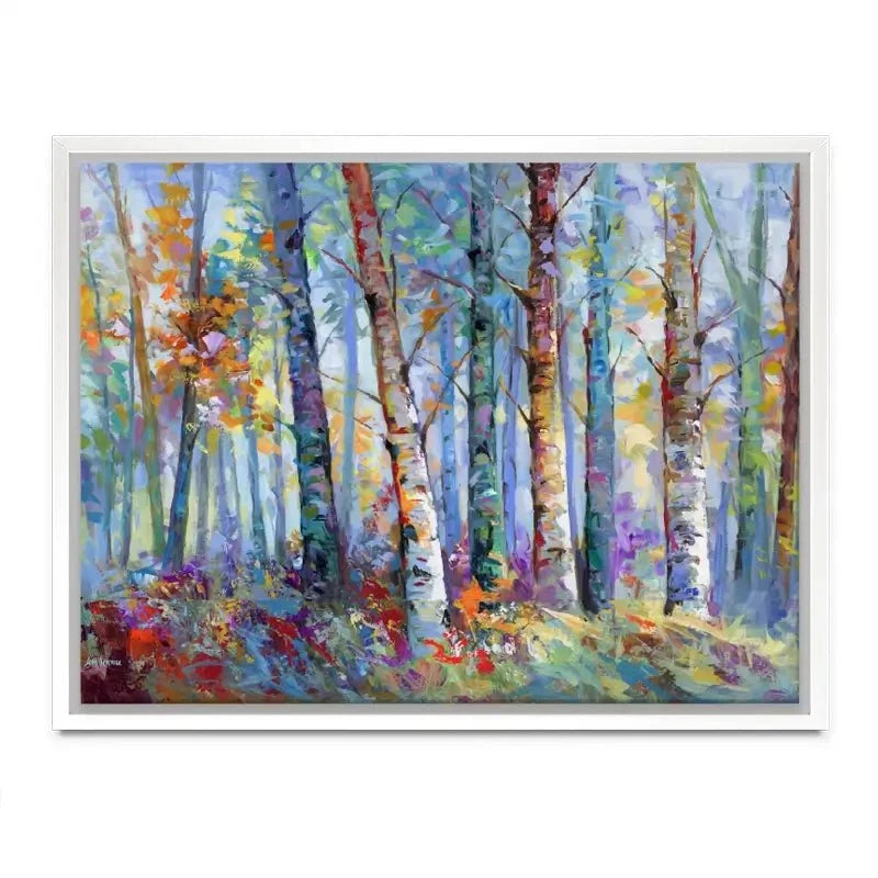 Autumn Birches Canvas Print Autumn Birches Canvas Print wall art product Leon Devenice