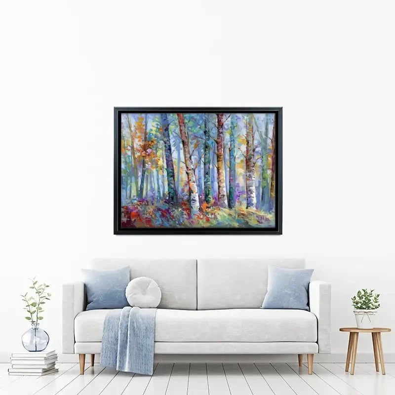 Autumn Birches Canvas Print Autumn Birches Canvas Print wall art product Leon Devenice