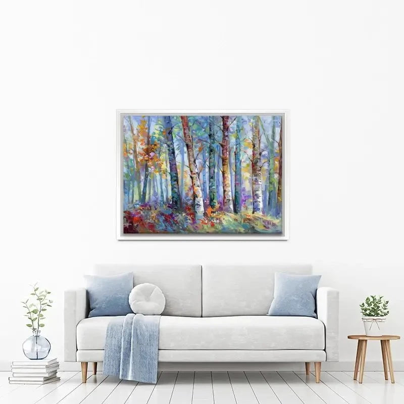 Autumn Birches Canvas Print Autumn Birches Canvas Print wall art product Leon Devenice