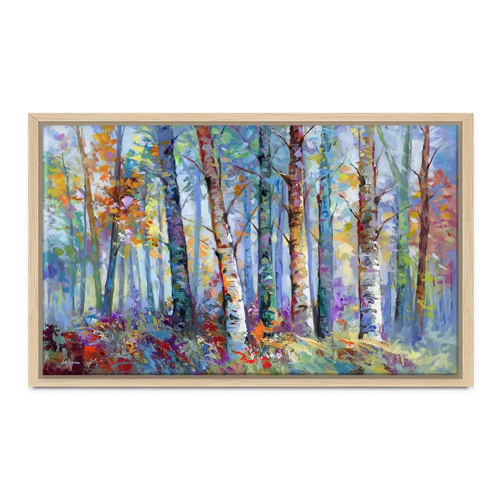 Autumn Birches Canvas Print Autumn Birches Canvas Print wall art product Leon Devenice